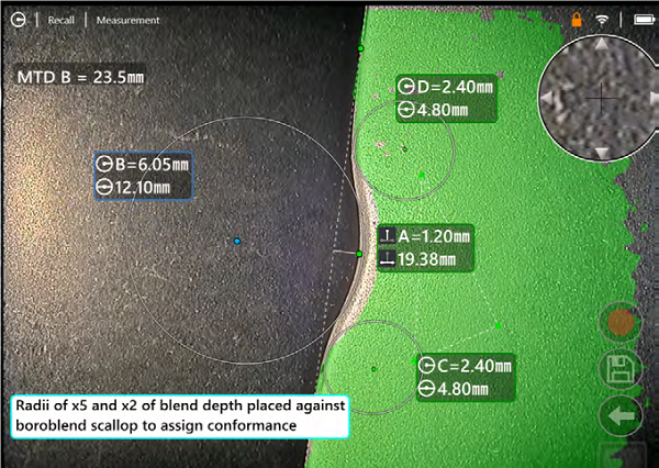 燃?xì)鉁u輪發(fā)動機葉片損傷修復(fù)檢驗應(yīng)用案例1
