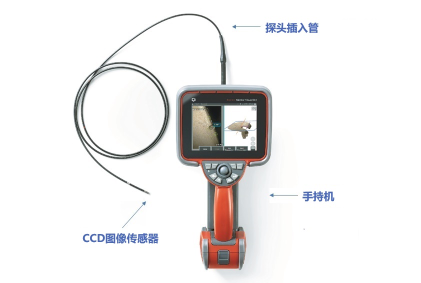 韋林工業(yè)內(nèi)窺鏡采用CCD圖像傳感器，成像更清晰
